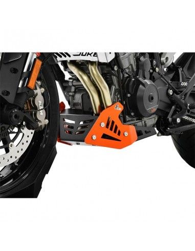 Z10004843 Piastra paramotore Zieger in alluminio colore Arancio per KTM Duke 890 2020-2021 -10%