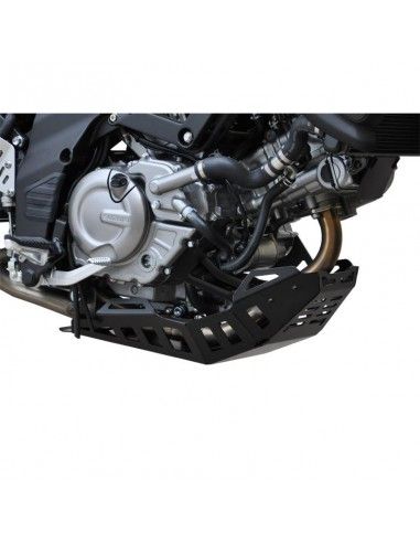 Z10001442 Piastra paramotore Zieger in alluminio colore Nero per Suzuki V-Strom 650 XT ABS 2015-2016 -10%