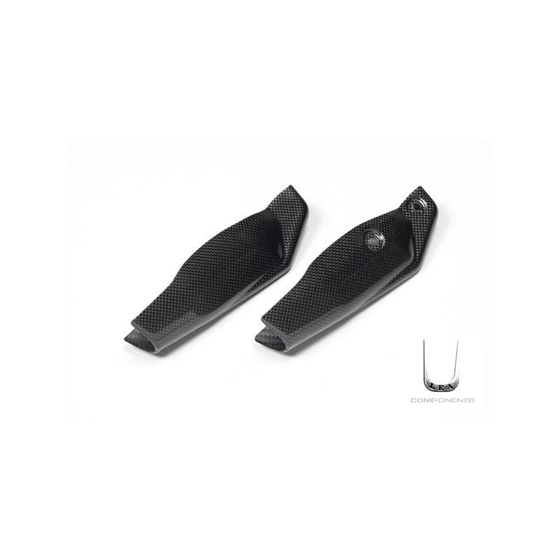 Set of fork leg guards carbon Ducati Hypermotard