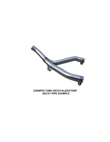 GPR Decat pipe racing not approved for Kawasaki ZX-10R 2008-2009|AccessoriRacing