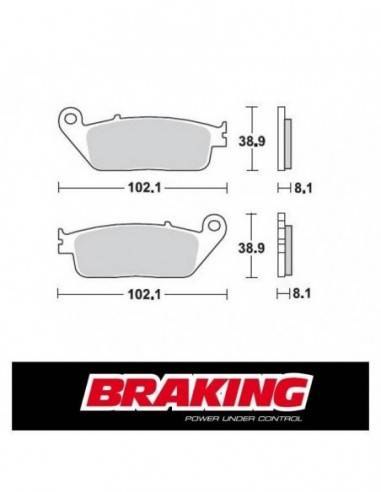 Braking 716CM55 front sintered brake pads for Honda|AccessoriRacing